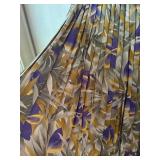 Vintage Evan-Picone Floral Pattern Shirt and Dress Set