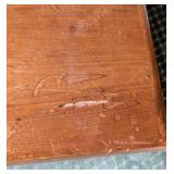 Large Vintage Wood Cedar Chest