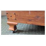 Large Vintage Wood Cedar Chest