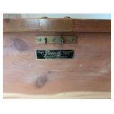 Large Vintage Wood Cedar Chest