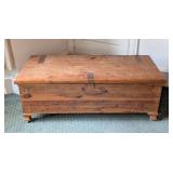 Large Vintage Wood Cedar Chest
