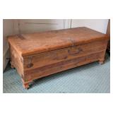 Large Vintage Wood Cedar Chest