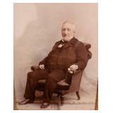 Beautiful Small Carved Wood Frame with Antique Photograph