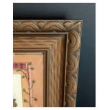 Beautiful Small Carved Wood Frame with Antique Photograph