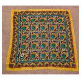 Beautiful Vintage Yves Saint Laurent Floral Scarf