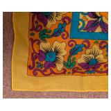 Beautiful Vintage Yves Saint Laurent Floral Scarf