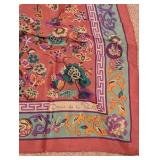 Vintage Oscar de la Renta and Dior Silk Scarves