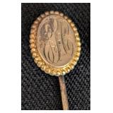 Vintage Stick Pins including One 14k Gold