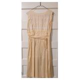 Vintage Sleeveless Eyelet Dress