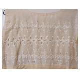 Vintage Sleeveless Eyelet Dress