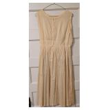 Vintage Sleeveless Eyelet Dress