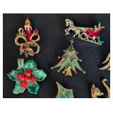 Assorted Vintage Brooches