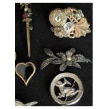Assorted Vintage Brooches