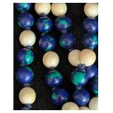 Vintage Beaded Lapis and Stone Necklaces