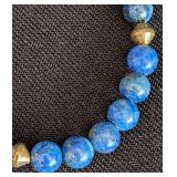 Vintage Beaded Lapis and Stone Necklaces