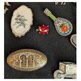 Assorted Vintage Brooches