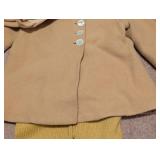 Childs Vintage Wool Jacket and Hat with Knit Pants