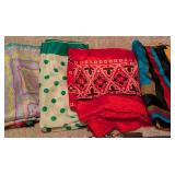 Colorful Variety of Silk Scarves