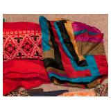 Colorful Variety of Silk Scarves