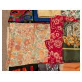Colorful Variety of Silk Scarves