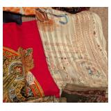 Colorful Variety of Silk Scarves