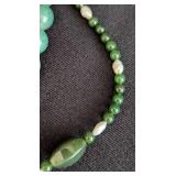 Three Vintage Beaded Stone Necklaces