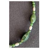 Three Vintage Beaded Stone Necklaces