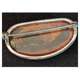 Vintage Sterling Silver Brooch and Pendant