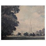 Framed Salisbury Cathedral Print by John Constable