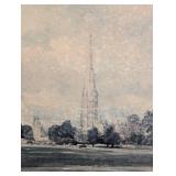 Framed Salisbury Cathedral Print by John Constable