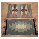 Pair of Woven Wool Textiles