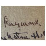 Framed Original Oil on Board Seaside Painting by Kathryn Tileston Raymond