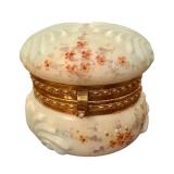 Antique Victorian Wave Crest CFMT Porcelain Dresser Box