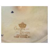 Antique Crown Devon Fieldings Art Nouveau Porcelain Candle Holder