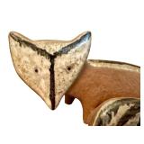 Vintage Gustavsberg Sweden Vintage Ceramic Fox Figurine