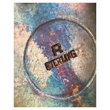 Vintage WWII US Military Red Cross Sterling Silver Welfare Badge