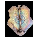 Vintage WWII US Military Red Cross Sterling Silver Welfare Badge