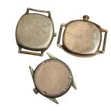 Set of 3 Vintage Watches: 2 Elgin and 1 Mimo