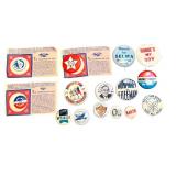 Collection of Presidential Campaign Buttons and Pins