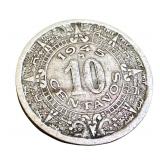 Collection of 9 Vintage Foreign Coins Including 1963 Mexican Silver Peso