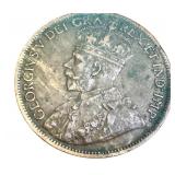 Collection of 9 Vintage Foreign Coins Including 1963 Mexican Silver Peso