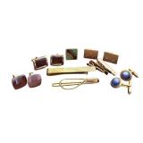 Vintage Cufflinks and Tie Clips Collection