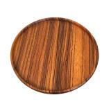 Collection of 4 Vintage Glass Bottles with Wood Tray