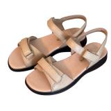 Easy Spirit Beige Ankle Strap Sandals with Comfort Sole