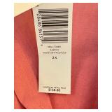 Eileen Fisher Woman 2X Handkerchief Linen Shirt - Mandarin Collar, 3/4 Sleeves