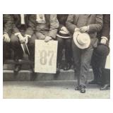 Antique 1887 Group Photograph in Cardboard Frame