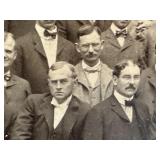 Antique 1887 Group Photograph in Cardboard Frame