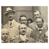 Antique 1887 Group Photograph in Cardboard Frame