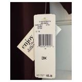 Lauren Ralph Lauren 3X Chestnut Turtleneck and Quilted Reversible Vest Set