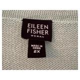 Eileen Fisher Woman 2X Cardigan Sweater